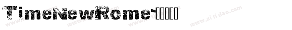 TimeNewRome字体转换
