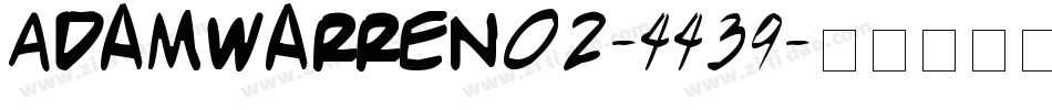 AdamWarren02-4439字体转换