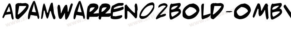AdamWarren02Bold-oMBV字体转换