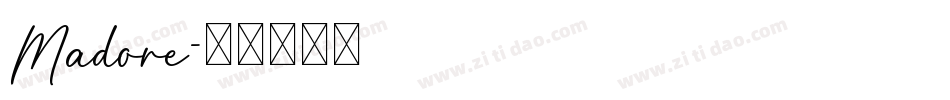 Madore字体转换