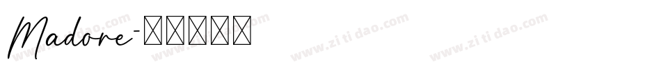 Madore字体转换