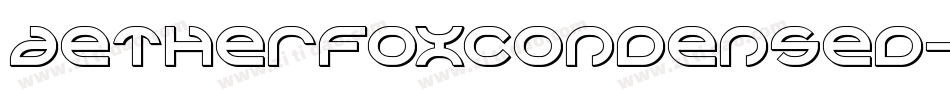 AetherfoxCondensed-KrXy字体转换