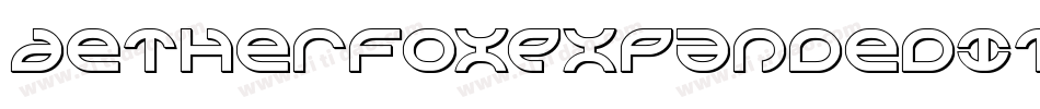 AetherfoxExpandedItalic-w7ax字体转换
