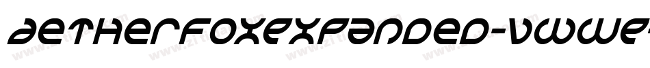 AetherfoxExpanded-vwWE字体转换