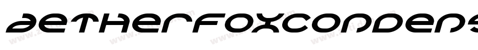 AetherfoxCondensed-KrXy字体转换