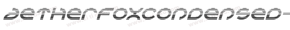 AetherfoxCondensed-KrXy字体转换