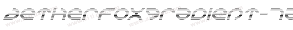 AetherfoxGradient-7aVK字体转换