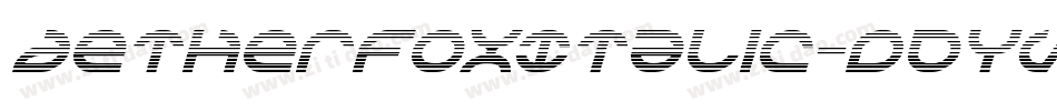AetherfoxItalic-dDYV字体转换