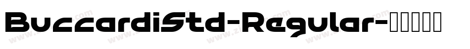 BuccardiStd-Regular字体转换