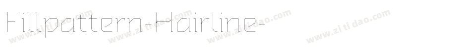 Fillpattern-Hairline字体转换