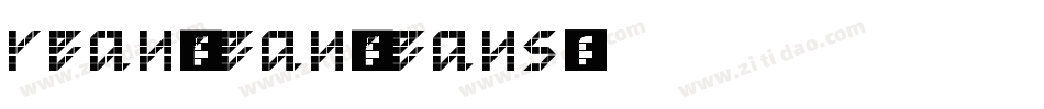 Yeah-Yeah-Yeahs字体转换
