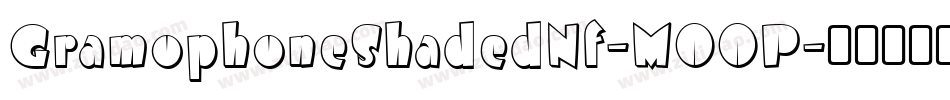 GramophoneShadedNf-MOOP字体转换