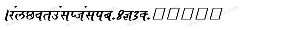 AjayNormalItalic-8K3D字体转换