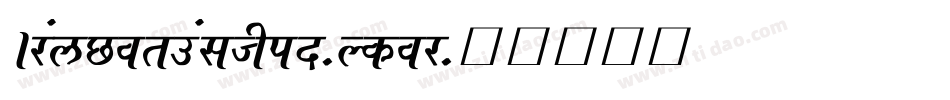 AjayNormalThin-Ydoj字体转换