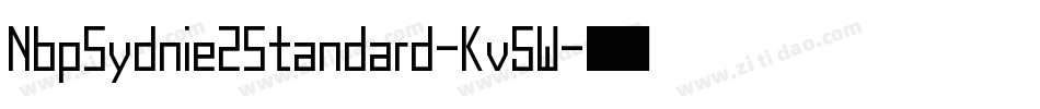 NbpSydnie2Standard-Kv5W字体转换