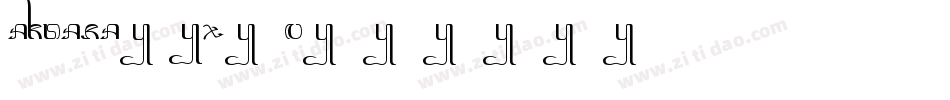 Aksara-Yx9O字体转换