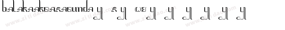 BalakaAksaraSunda-R1wE字体转换