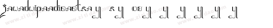 JawadwipaAdisastra-R7oE字体转换