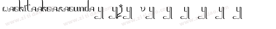 WaskitaAksaraSunda-yJ4V字体转换