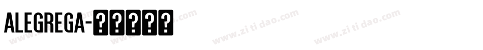 alegrega字体转换