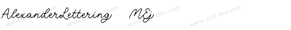 AlexanderLettering-5MEj字体转换