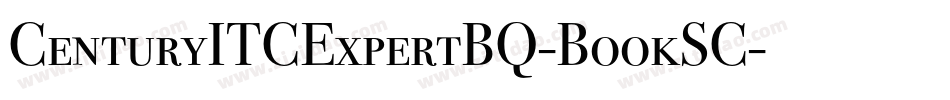 CenturyITCExpertBQ-BookSC字体转换