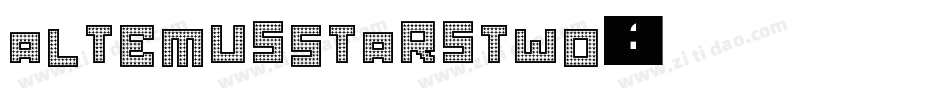 AltemusStarsTwo字体转换