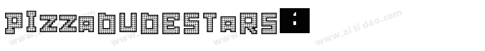 PIZZADUDESTARS字体转换