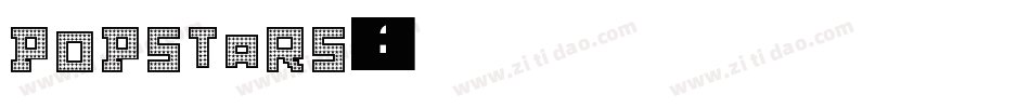 POPSTARS字体转换