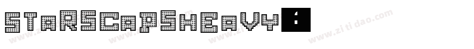 StarsCapsHeavy字体转换