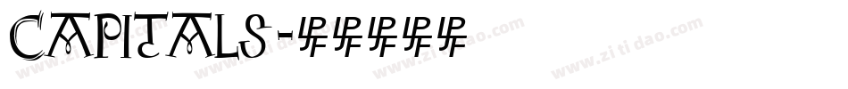 Capitals字体转换