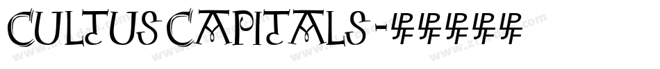 CultusCapitals字体转换