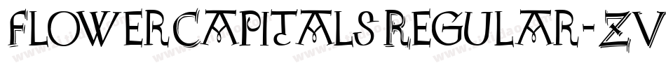 FlowerCapitalsRegular-ZVJJl字体转换