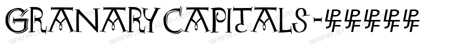 GranaryCapitals字体转换