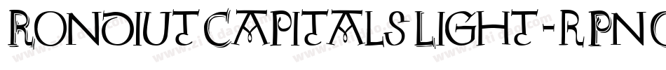 RondiutCapitalsLight-rPnO字体转换