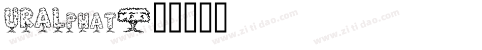 URALphat字体转换