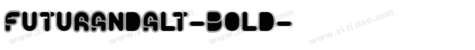 FuturaNDAlt-Bold字体转换