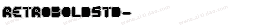 RetroBoldStd字体转换