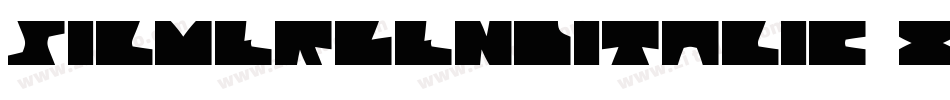 SilverBendItalic-8MM3B字体转换