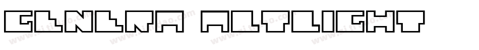 Genera-AltLight字体转换
