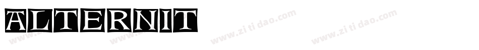 ALTERNIT字体转换