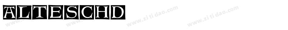 AlteSchD字体转换