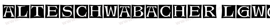 AlteSchwabacher-lgw0字体转换