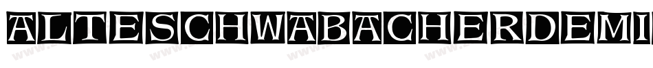 AlteSchwabacherDemibold-nRm0字体转换