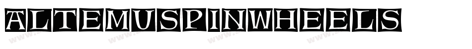 AltemusPinwheels字体转换