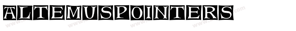 AltemusPointers字体转换