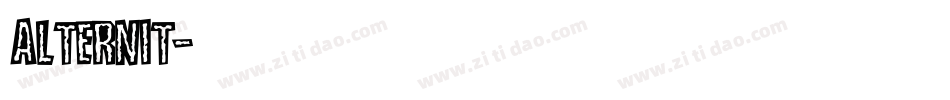 ALTERNIT字体转换