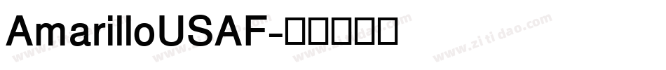 AmarilloUSAF字体转换