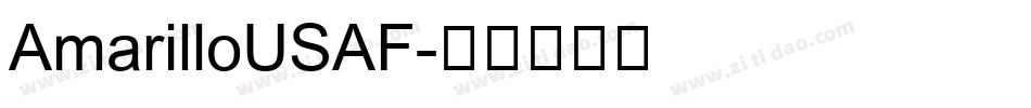 AmarilloUSAF字体转换