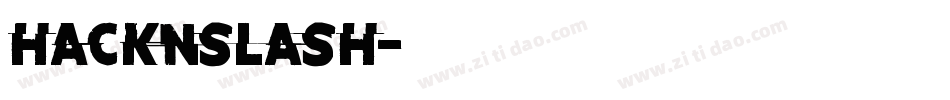 hacknslash字体转换
